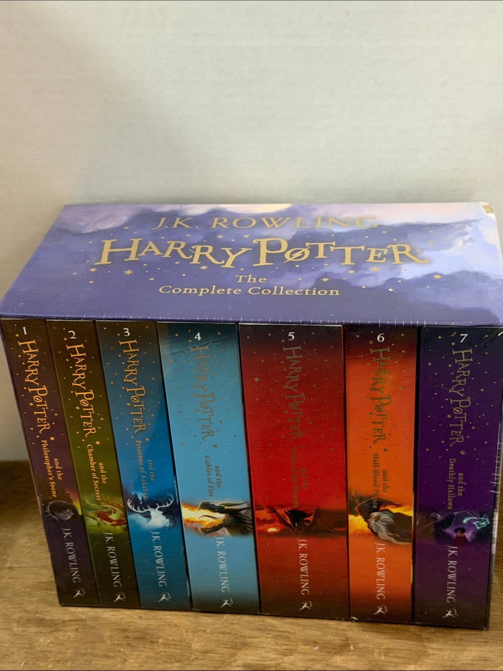 Harry Potter Full Boxed Set Series by Bloomsbury 2014 SEALED Softcover Books 1-7